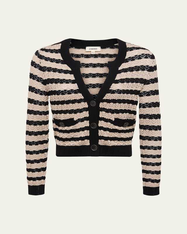 Orla Pointelle Knit Cardigan